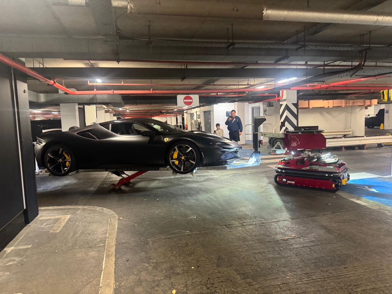 FMR recovery — Ferrari i kælder UK