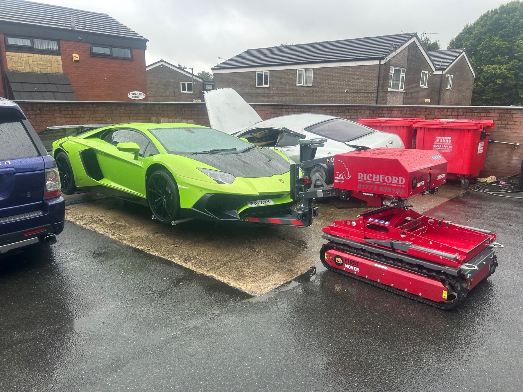 FMR recovery — Lamborghini grøn uk