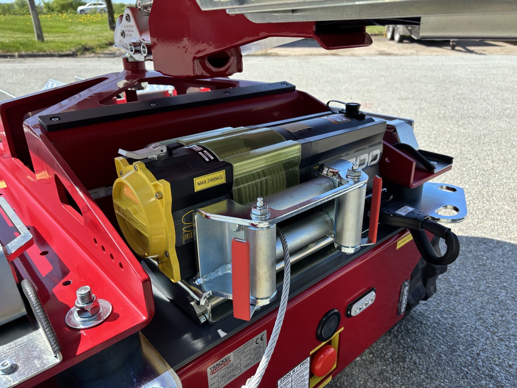 FMR recovery — Winch on mover